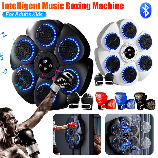 Smart Music Boxing Machine Boxing Training Wall Target Adult Children Sports Fitness Boxing Trainer Home Punching Equipment